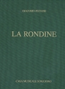 La rondine Klavierauszug (it)