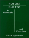 Duetto fr Violoncello und Kontraba Stimmen