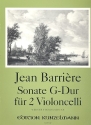 Sonate G-Dur fr 2 Violoncelli 2 Spielpartituren