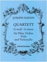 Quartett g-Moll nach op.20,5 fr Flte, Violine, Viola und Violoncello Stimmen