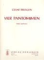 4 Pantomimen fr Violine und Klavier
