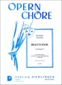 Brautchor aus Loghengrin fr gem Chor und Klavier Klavierpartitur