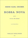 Bossa nova aus den Mob-Stcken op.21e fr Violine und Klavier