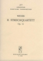Streichquartett fis-Moll op.13 Studienpartitur
