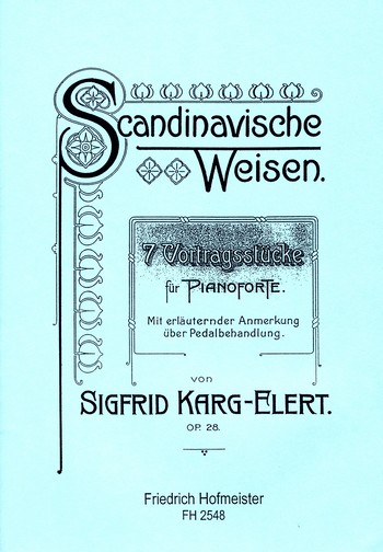 Skandinavische Weisen op.28 fr Klavier