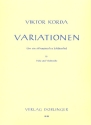 VARIATIONEN UEBER EIN ALTFRANZOE- SISCHES SOLDATENLIED FUER VIOLA UND VIOLONCELLO   SPIELPARTITUR