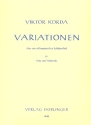 VARIATIONEN UEBER EIN ALTFRANZOE- SISCHES SOLDATENLIED FUER VIOLA UND VIOLONCELLO   SPIELPARTITUR