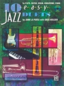 10 easy Jazz Duets (+CD): for flute, guitar, violin vibraphone, piano