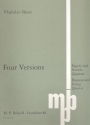 Four Versions   (1990) fr Fagott und Streichquartett Partitur+Stimmen
