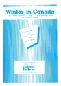 Winter in Canada: Einzelausgabe fr Gesang und Klavier (Verlagskopie)