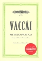 Metodo pratico di canto italiano (+CD) fr mittlere Stimme und Klavier Gesangsstudien