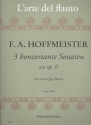 3 konzertante Sonaten aus op.2 fr 2 Flten Spielpartitur