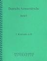 Deutsche Armeemrsche Band 1 fr Blasorchester Klarinette 2 in B