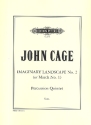 Imaginary Landscape no.2 for percussion quintet Score