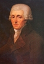 Joseph Haydn Postkarte lgemlde von Johann Carl Rsler 1799