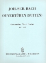 Ouvertre D-Dur Nr.4 BWV1069 fr Orchester Partitur