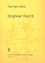 Singbarer Rest 3 fr Oboe solo