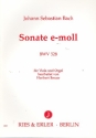 Sonate e-Moll BWV528 fr Viola und Orgel