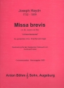 Missa brevis B-Dur 'in honorem sancti Joannes de deo' fr gem Chor, Streicher und Orgel Partitur