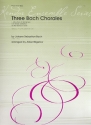 3 Bach Chorales for 3 horns in F score and parts