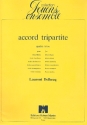 ACCORD TRIPARTITE 4 TRIOS POUR 3 FLUTES   PARTITUR+STIMMEN COLLECTION JOUONS ENSEMBLE