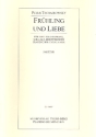 Frhling und Liebe fr Soli (SSA), Frauenchor und Klavier Partitur