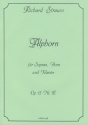 Alphorn op.15,3 fr Sopran, Horn in Es und Klavier