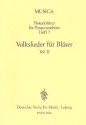 Volkslieder fr Blser Band 2 fr Posaunenchor Partitur