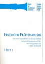 Festliche Fltenmusik Band 1 fr 3 Blockflten (SSA) Partitur