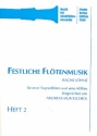Festliche Fltenmusik Band 2 fr 3 Blockflten (SSA) Spielpartitur