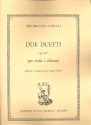 2 Duetti op.137  fr Viola und Gitarre Partitur und Stimmen