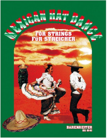 Mexican Hat Dance fr Quartett (3 Violinen und Ba) Partitur und 5 Stimmen