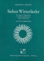 7 Winterlieder fr mittlere Singstimme und Klavier