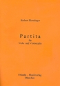 Partita fr Viola und Violoncello Spielpartitur