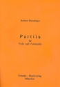 Partita fr Viola und Violoncello Spielpartitur