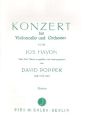 KONZERT C-DUR HOB.VIIB:5 FUER VIOLONCELLO UND ORCHESTER  PARTITUR POPPER, DAVID, BEARB. UND ED