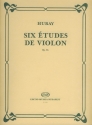 6 tudes de violon op.63