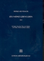 Jesu meines Lebens Leben  fr Soli (SATB) und Kammerensemble Partitur