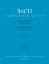Messe G-Dur BWV236  fr Soli, Chor und Orchester Klavierauszug (la)
