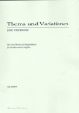 Thema und Variationen für 2 Oboen und Englischhorn Partitur und Stimmen