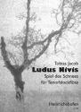 Ludus Nivis Spiel de Schnees für Tenorblockflöte solo