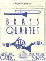 Allegro Maestoso from the Water Music Suite for brass quartet (1-2-1-0)  score and parts