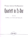 Quartett Es-Dur Nr.35 fr Oboe, 2 Violen und Violoncello Partitur und Stimmen