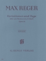 Variationen und Fuge ber ein Thema von Bach op.81 fr Klavier