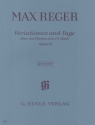 Variationen und Fuge ber ein Thema von Bach op.81 fr Klavier