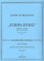 Europa-Hymne fr Blechblser- ensemble Partitur und Stimmen (0-3-4-1, pk)