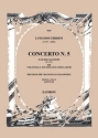 Concerto mi bemol maggiore no.5 G474 per violoncello, 2 oboi, 2 corni e archi per violoncello e pianoforte