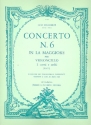 Concerto la maggiore no.6 G475 per violoncello, 2 corni e archi per violoncello e pianoforte