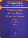 40 leichte Duette fr 2 Gitarren Spielpartitur