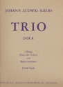 Trio D-Dur fr 2 Flten (Oboen, Violinen) und Bc